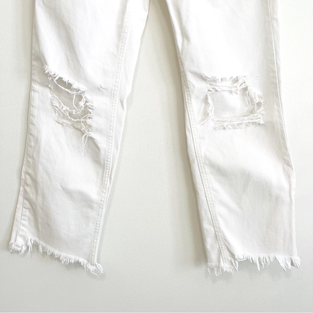 Free People 💛White Straight Leg Jeans - Picture 6 of 12